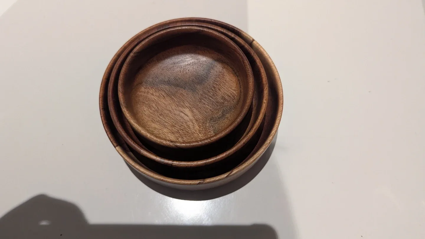 Wooden Nesting Bowls - Set of 3 image indicator(2)