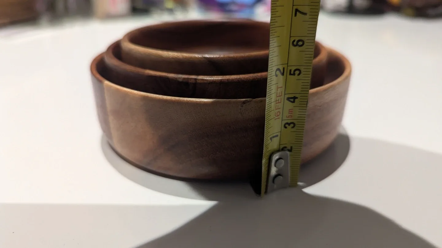 Wooden Nesting Bowls - Set of 3 image indicator(6)