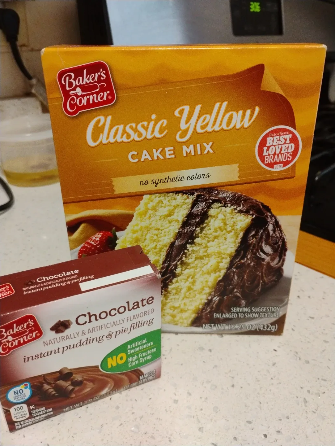 Free  Classic Yellow Cake Mix Baker's corner