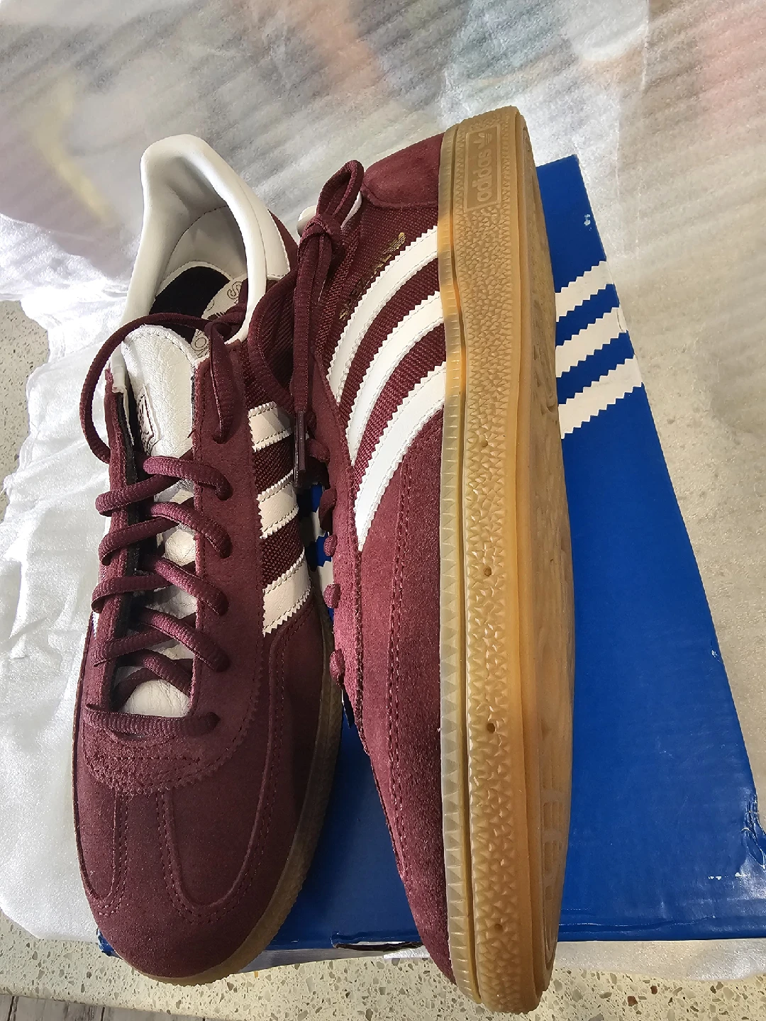 Adidas Handball Spezial Maroon Size 10.5 Men's - photo 5