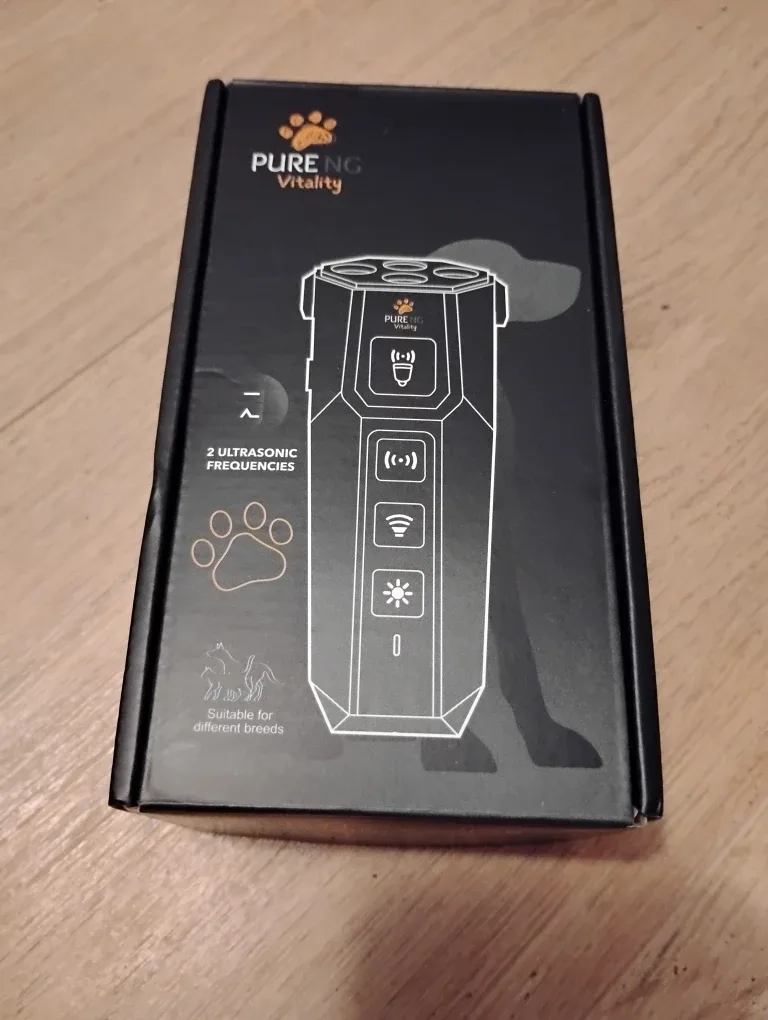 Pure Vitality Ultrasonic Dog Trainer - New in Box!