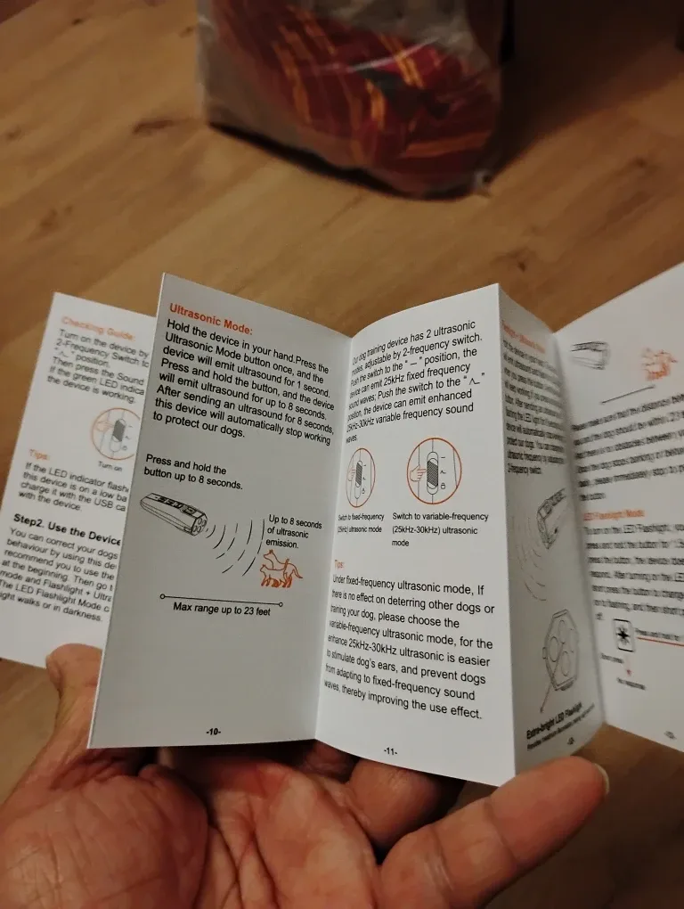 Pure Vitality Ultrasonic Dog Trainer - New in Box! image indicator(6)