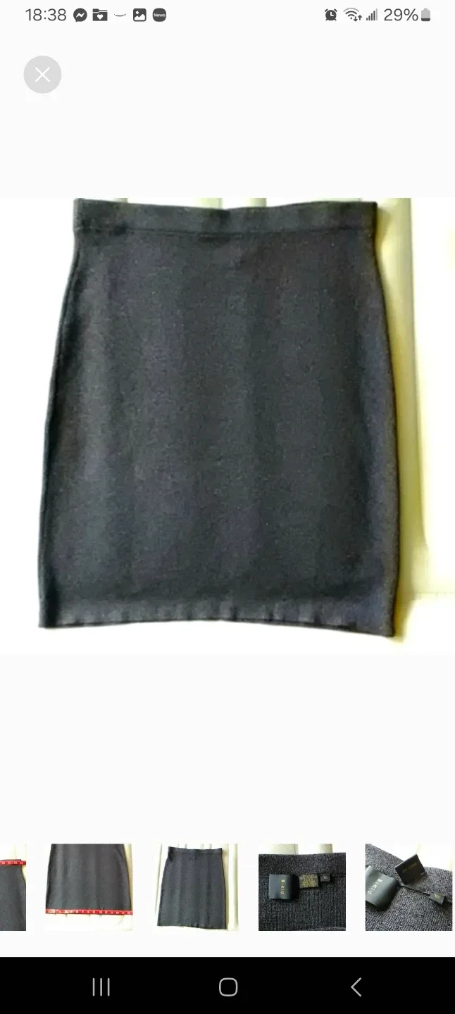 MAG miniskirt - Size XS sparkling dark gray image indicator(3)