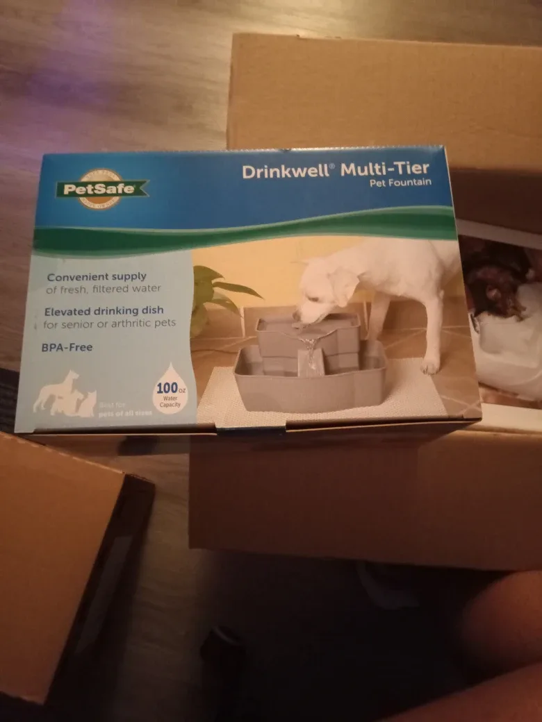 #cleanout | PetSafe Drinkwell Multi-Tier Pet Fountain - New image indicator(5)