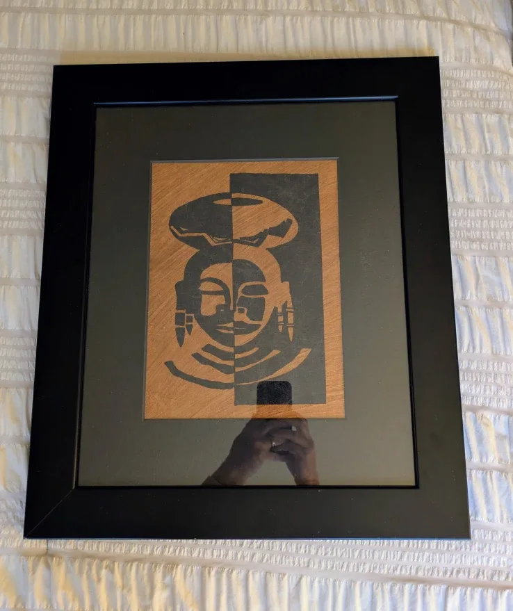 Handwoven African Baskets & Framed Art