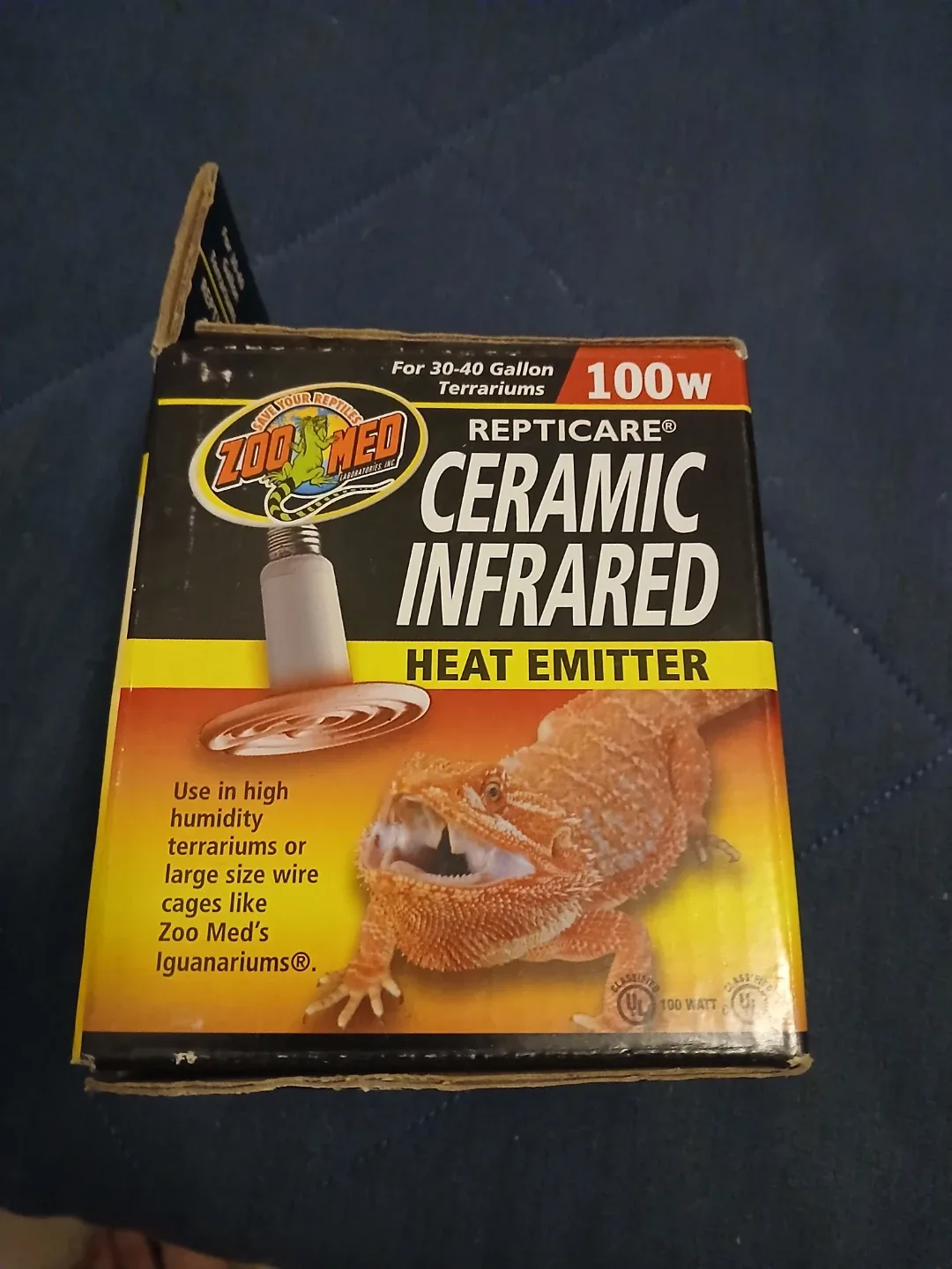Zoo Med ReptiCare Ceramic Infrared Heat Emitter 100W image indicator(3)