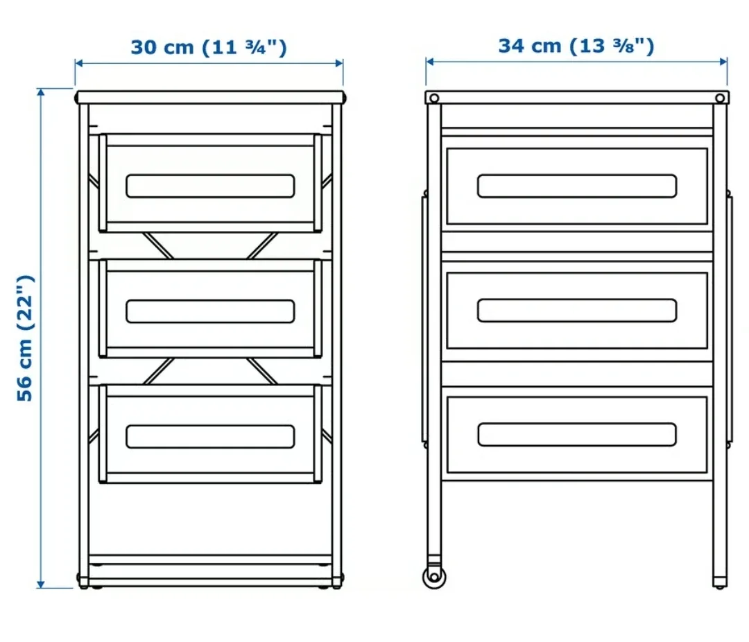 🥕IKEA LENNART Drawer Unit - White🥕 image indicator(2)