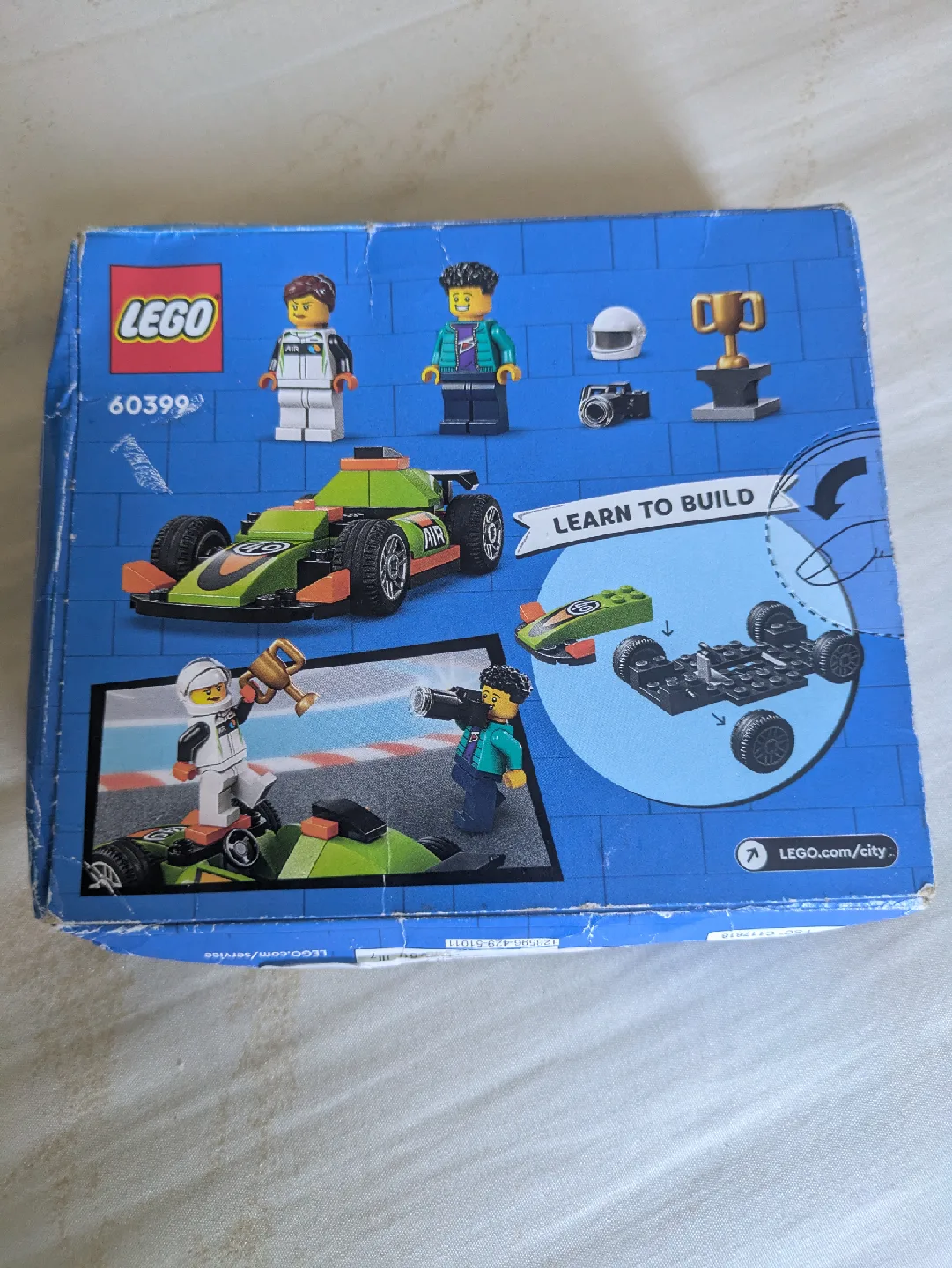 LEGO City 60399 Race Car - 56 pcs, Ages 4+ image indicator(2)