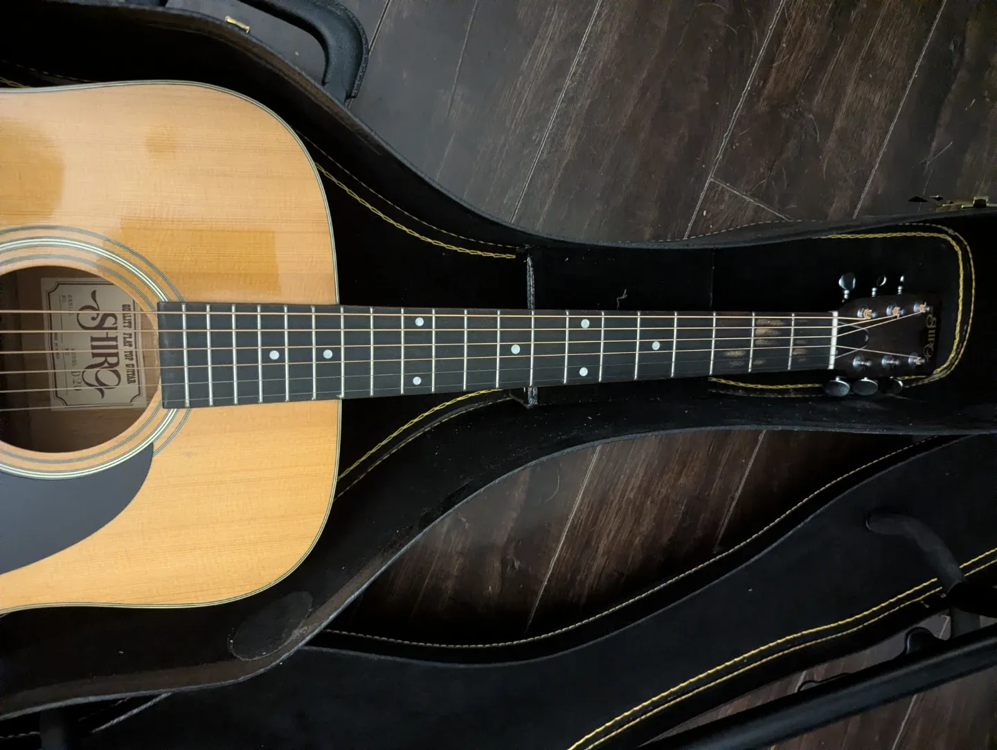 Guitar with case and stand image indicator(3)