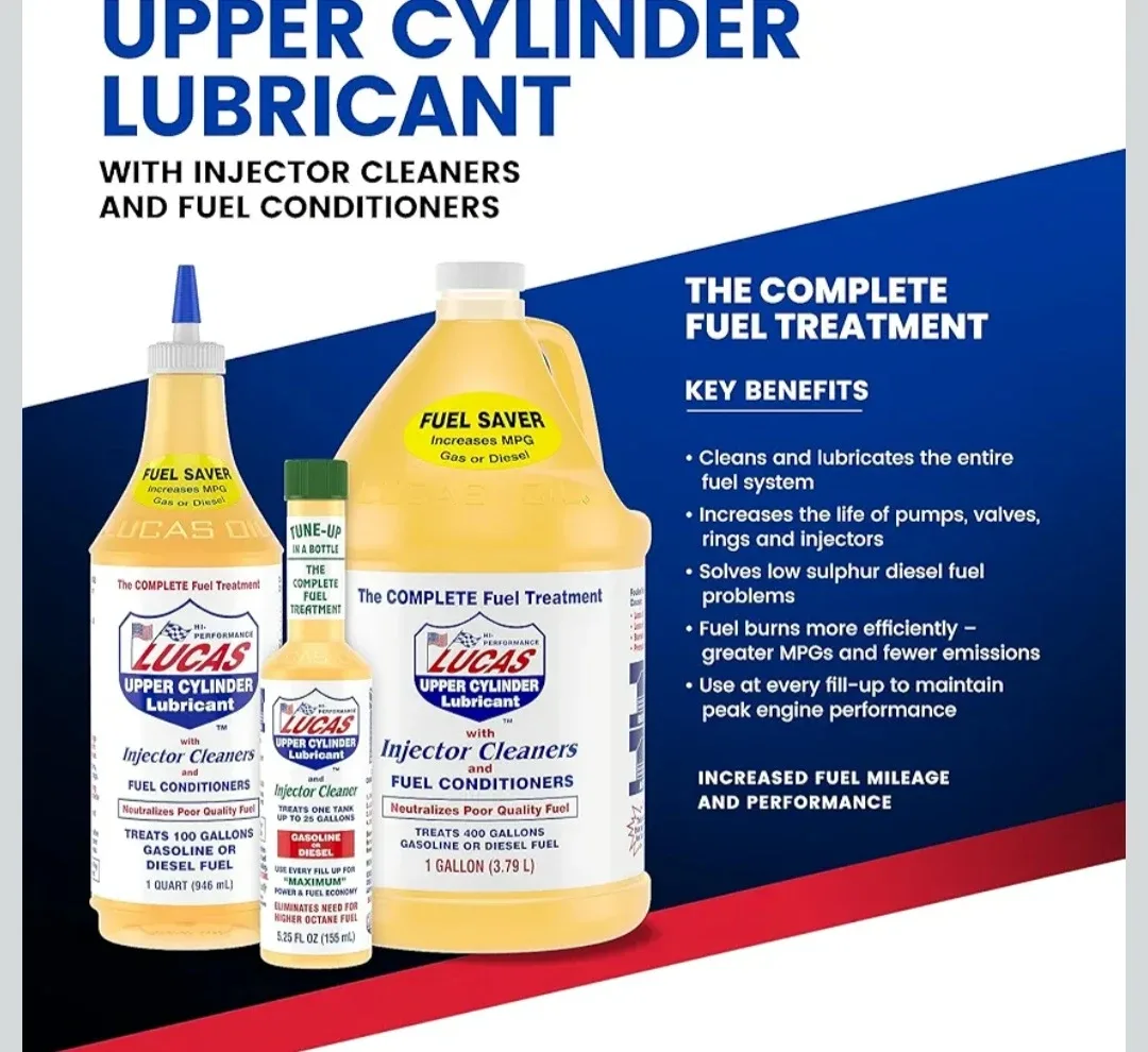 Lucas Oil Upper Cylinder Lubricant 3.79L (1 Gallon)