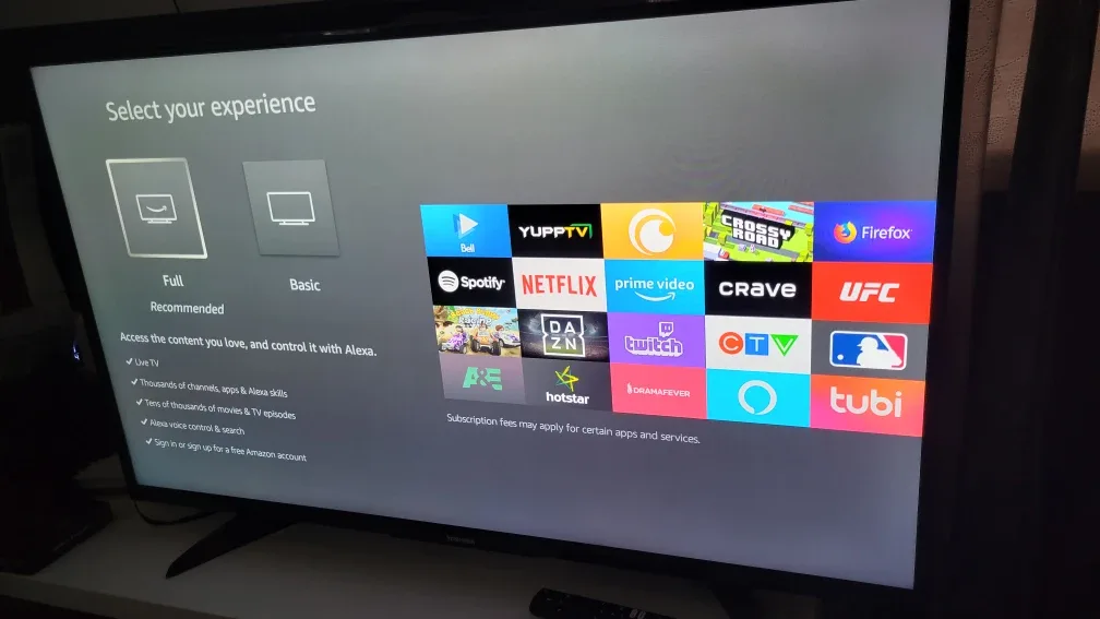 Toshiba Smart TV 43 inch - screen flicker