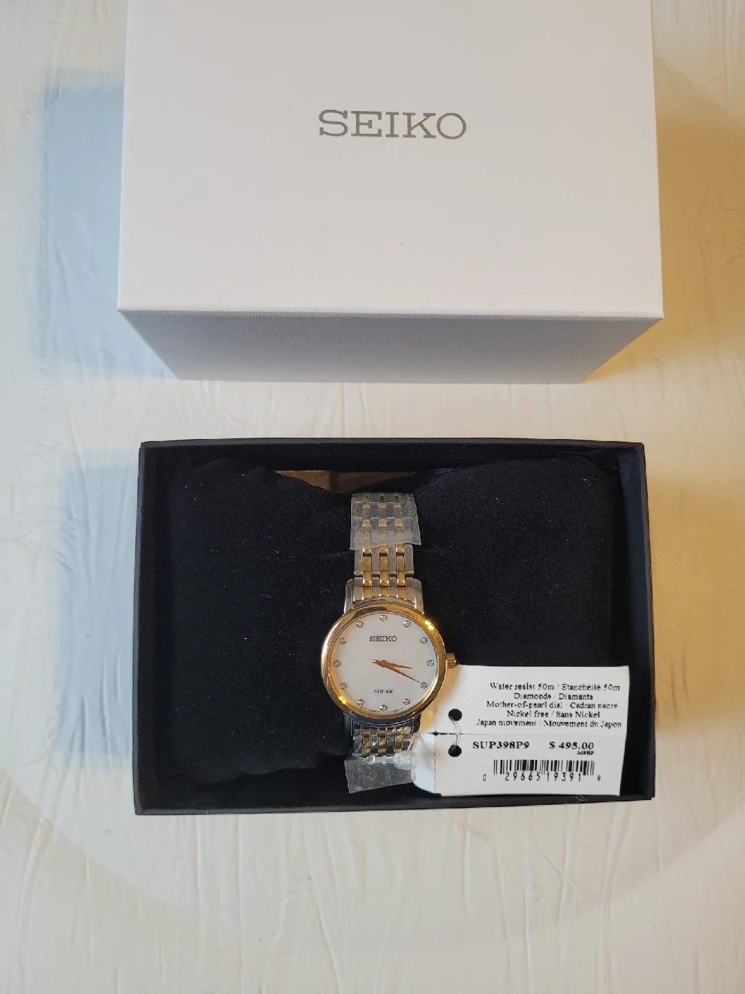 Seiko Solar SUP398P9 Ladies Watch - Like New! image indicator(4)