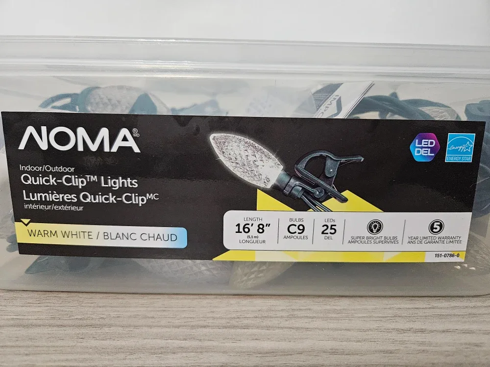 NOMA Quick Clip LED Lights - Indoor/Outdoor - 2 boxes image indicator(3)