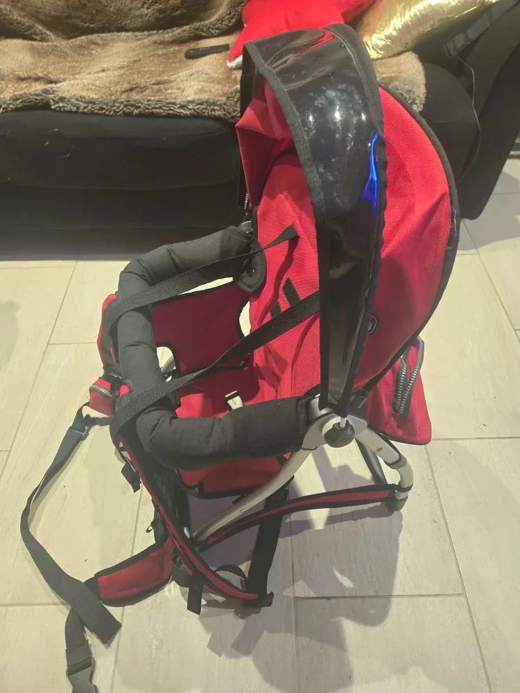 Red Baby Backpack Carrier image indicator(2)