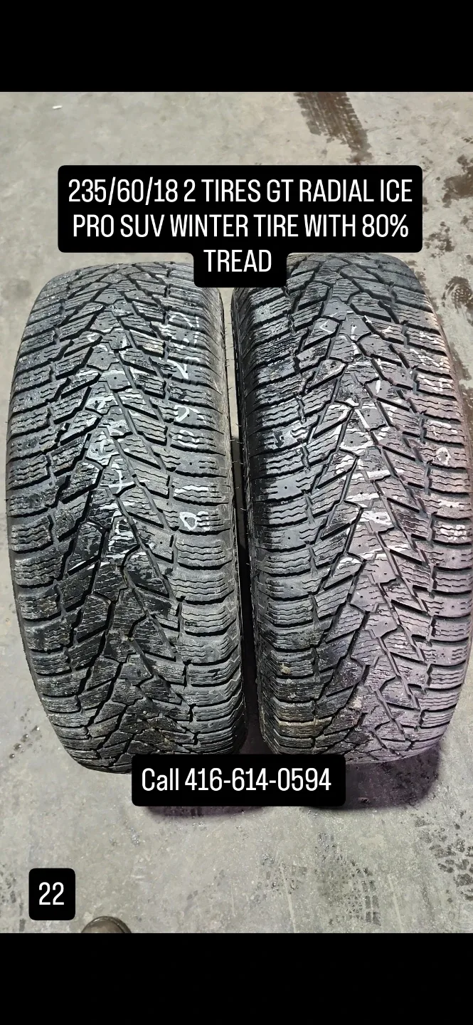 GT Radial Ice Pro SUV Winter Tires 235/60/18 thumbnail