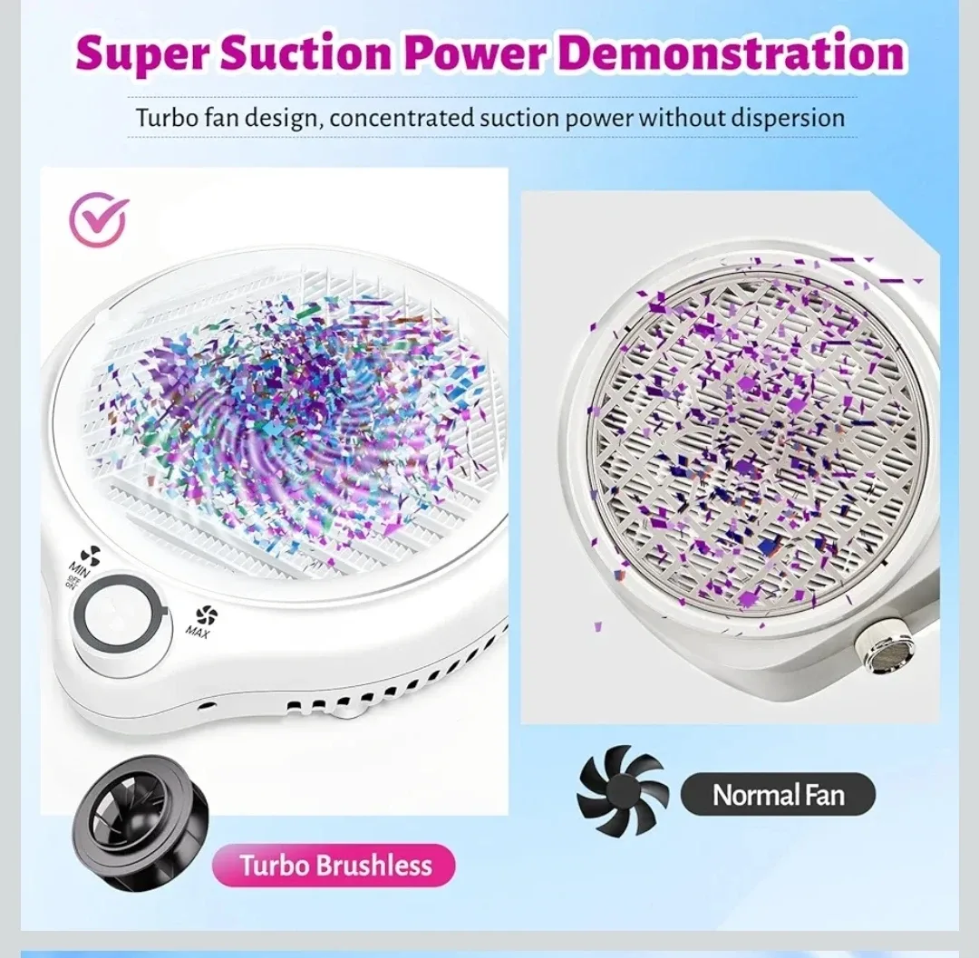 80W Nail Dust Collector- NEW image indicator(4)