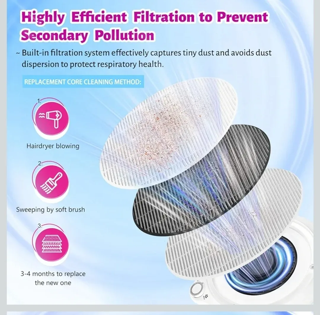 80W Nail Dust Collector- NEW image indicator(5)