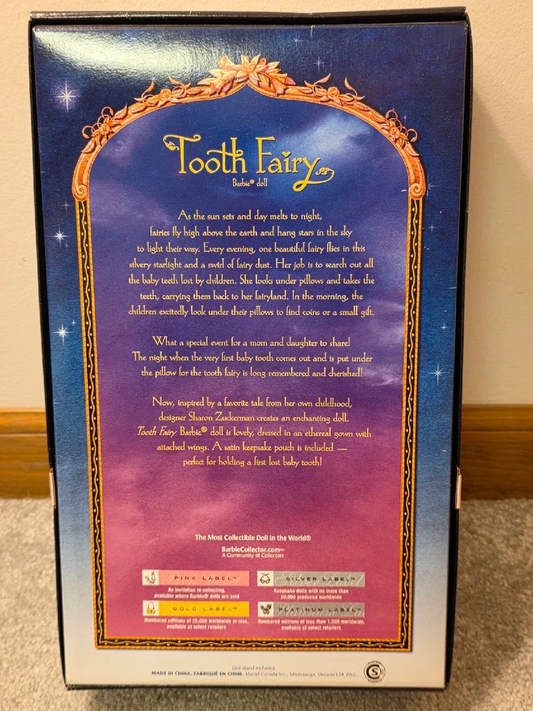 Tooth Fairy Barbie Doll Pink Label Collector image indicator(2)
