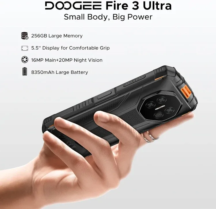 Brand New in Box! DOOGEE Fire 3 Ultra Smartphone - 256GB Storage image indicator(2)