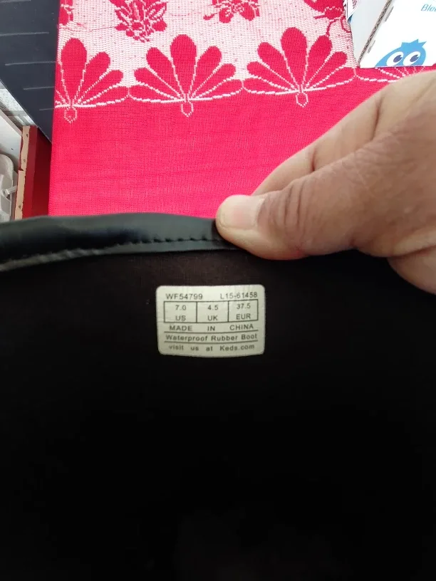 Keds Waterproof Rubber Boots - Size 7 image indicator(2)