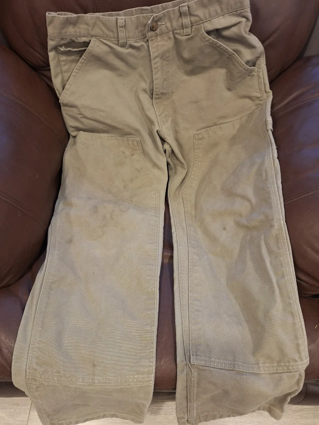 Pam's Workwear Tan Work Pants image indicator(2)