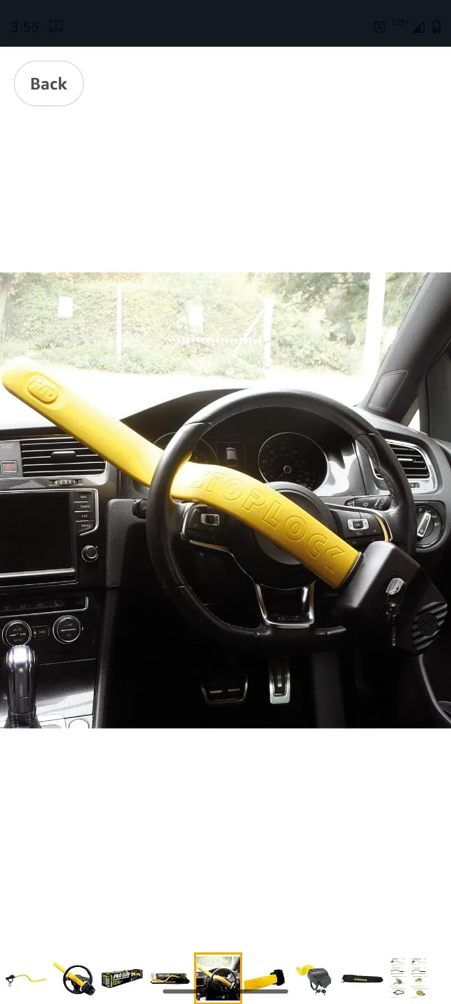 Stoplock Pro Elite Steering Wheel Immobiliser thumbnail