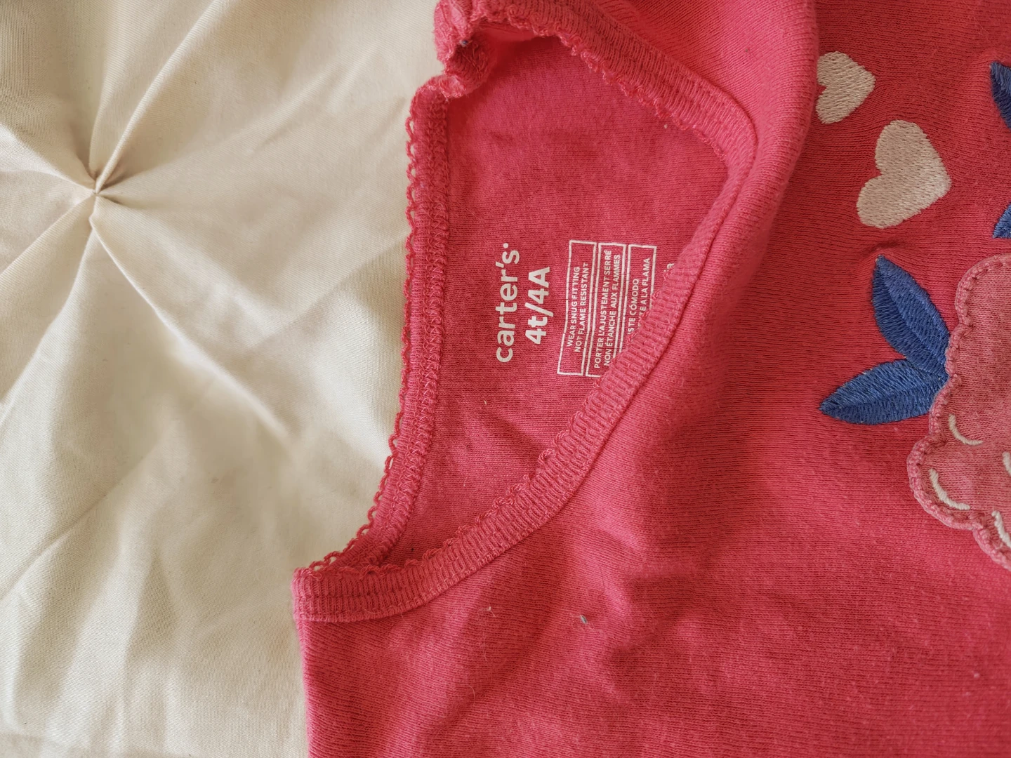 Carter's 4T/4A Pink Sweet Dreams Shirt - photo 3