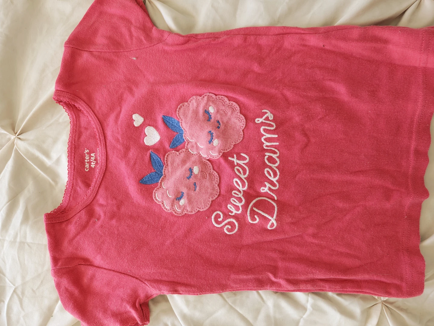 Carter's 4T/4A Pink Sweet Dreams Shirt - photo 4