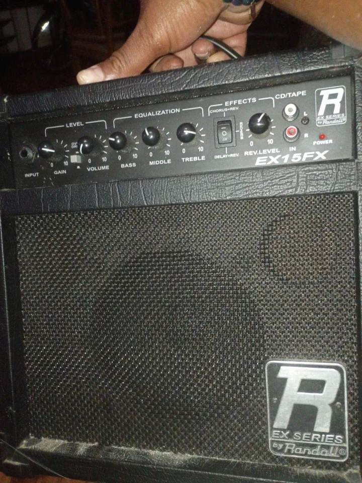 Danelectro lead guitar! Includes amplifier, foot pedal, etc! image indicator(5)