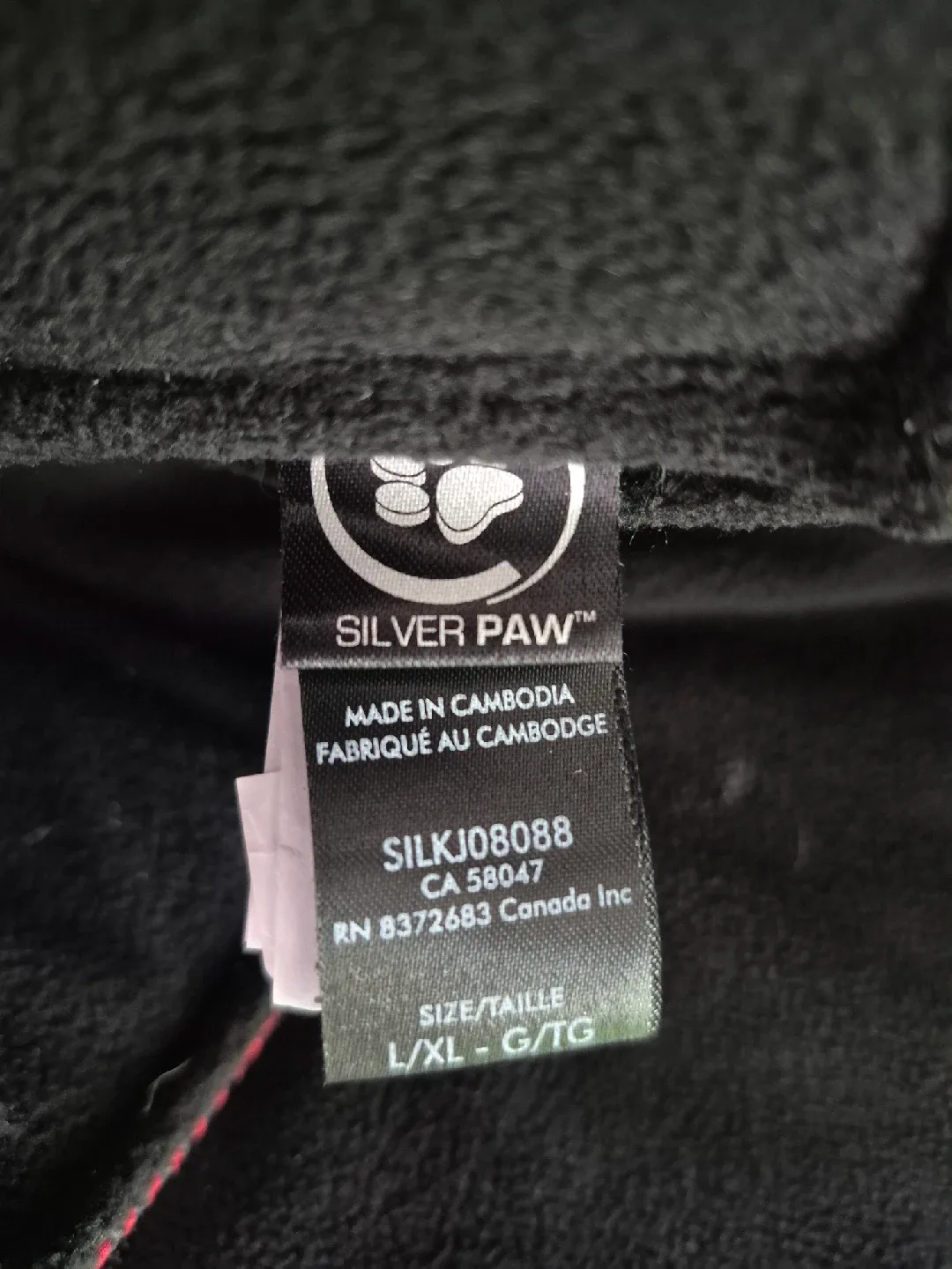 Silver Paw Dog Coat - Size L/XL image indicator(3)