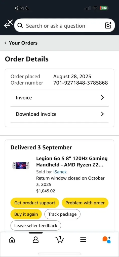 Lenovo Legion Go s 8" 120Hz Gaming Handheld - AMD Ryzen image indicator(5)