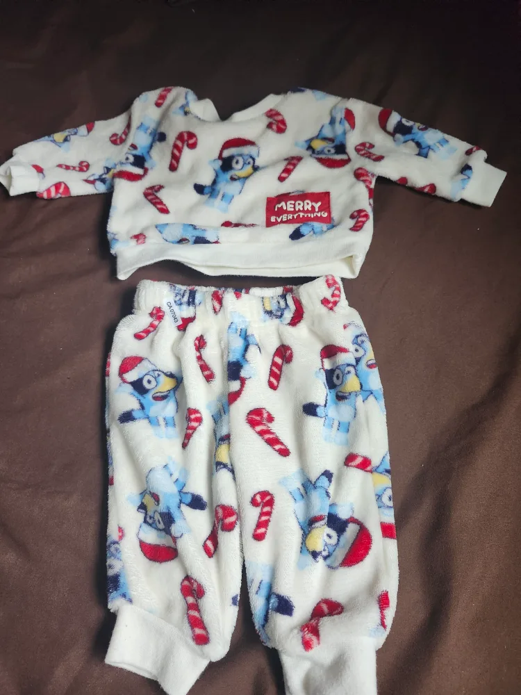 Bluey Christmas Pajama Set