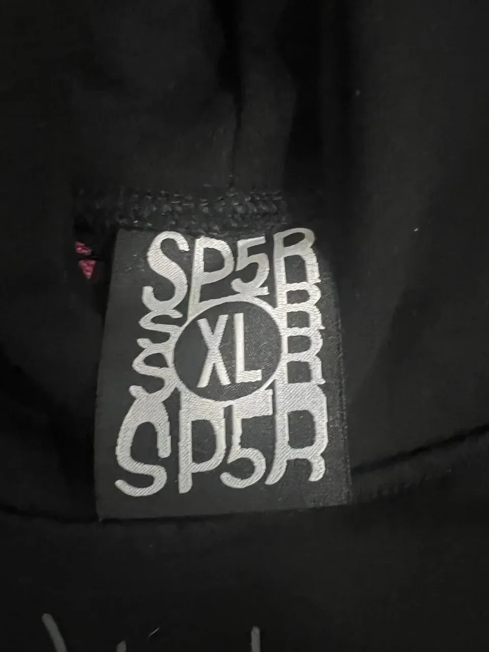 SP5DER Black Hoodie image indicator(4)