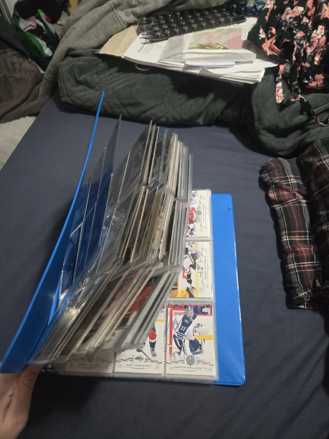 Hockey Card Binder Collection