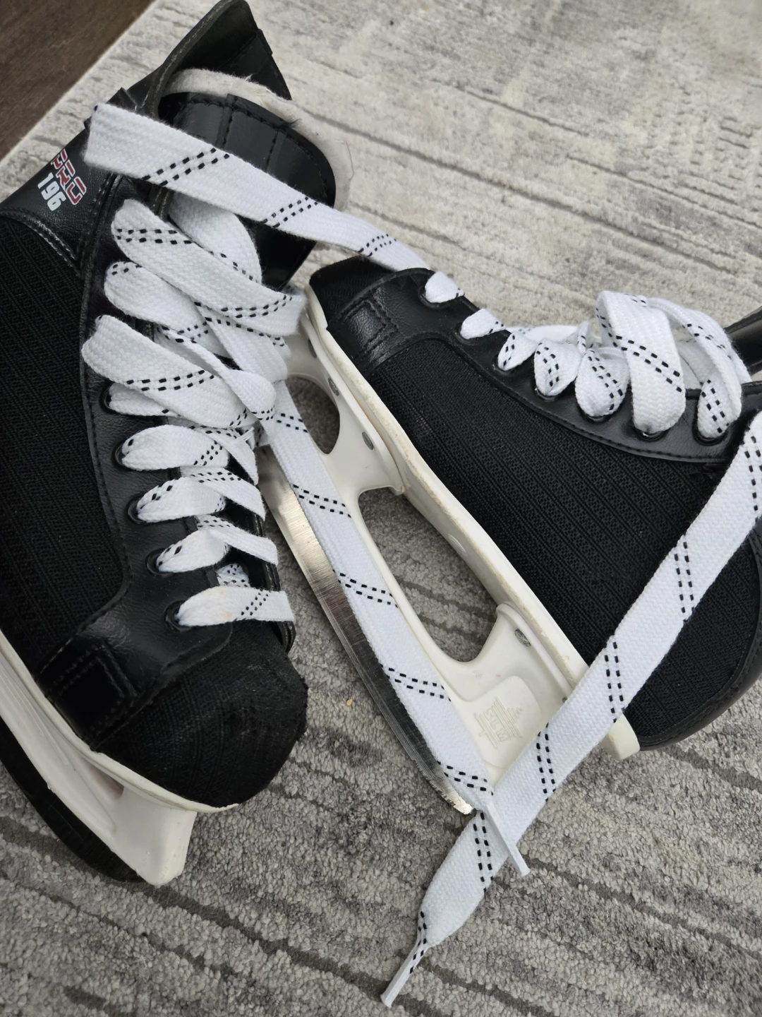 Pro 196 Black Ice Skates size 13