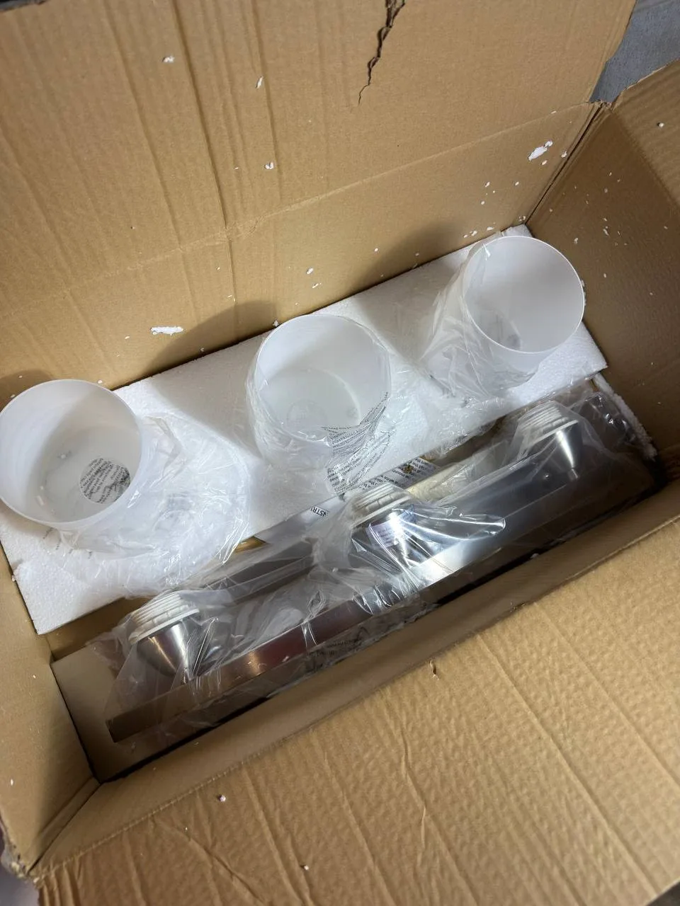 Dorence Bathroom Vanity Light Bar - Modern Glass Shade image indicator(2)