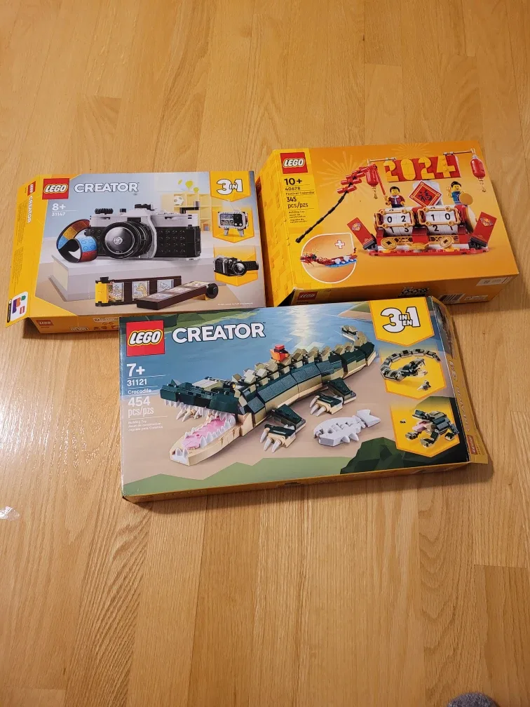 LEGO Creator Assorted EMPTY Boxes