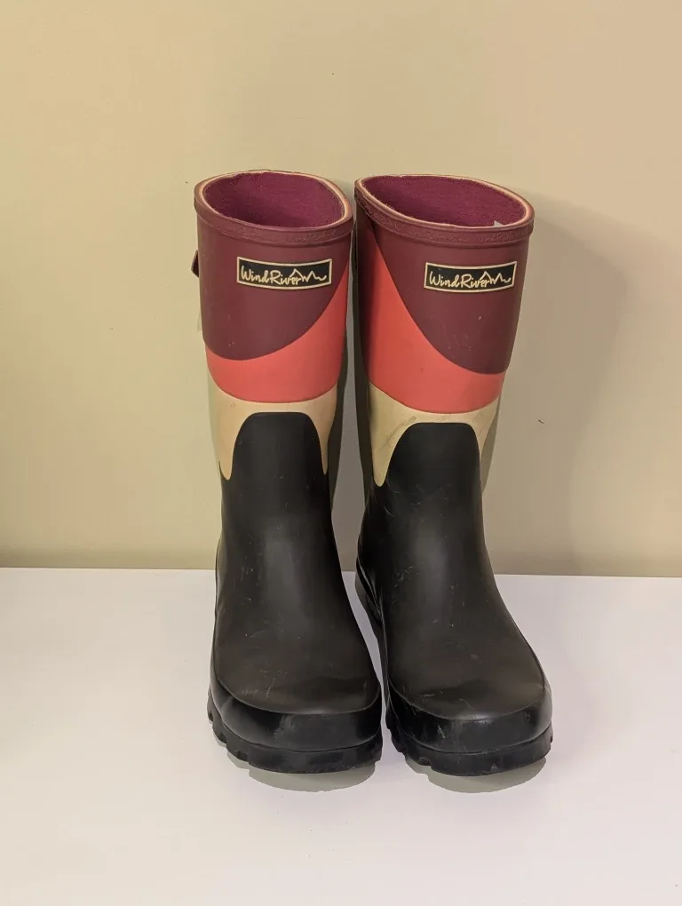 Wind River Rain Boots - Size 8