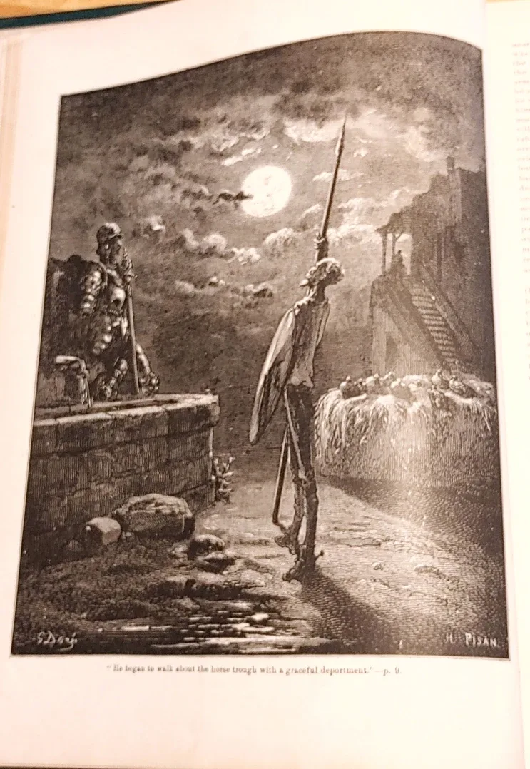 Antique Don Quixote image indicator(9)