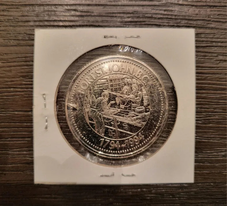 Fort St. John BC Token 1794-1994