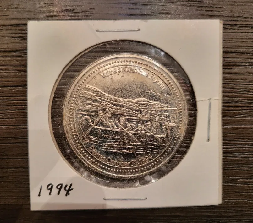 Fort St. John BC Token 1794-1994 image indicator(2)