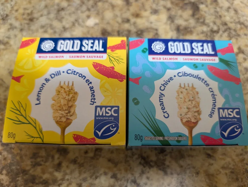 Gold Seal Wild Salmon - Lemon & Dill, Creamy Chive