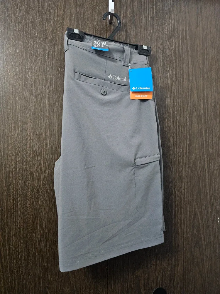 Columbia Omni-Shade Shorts - Size 36 Grey thumbnail