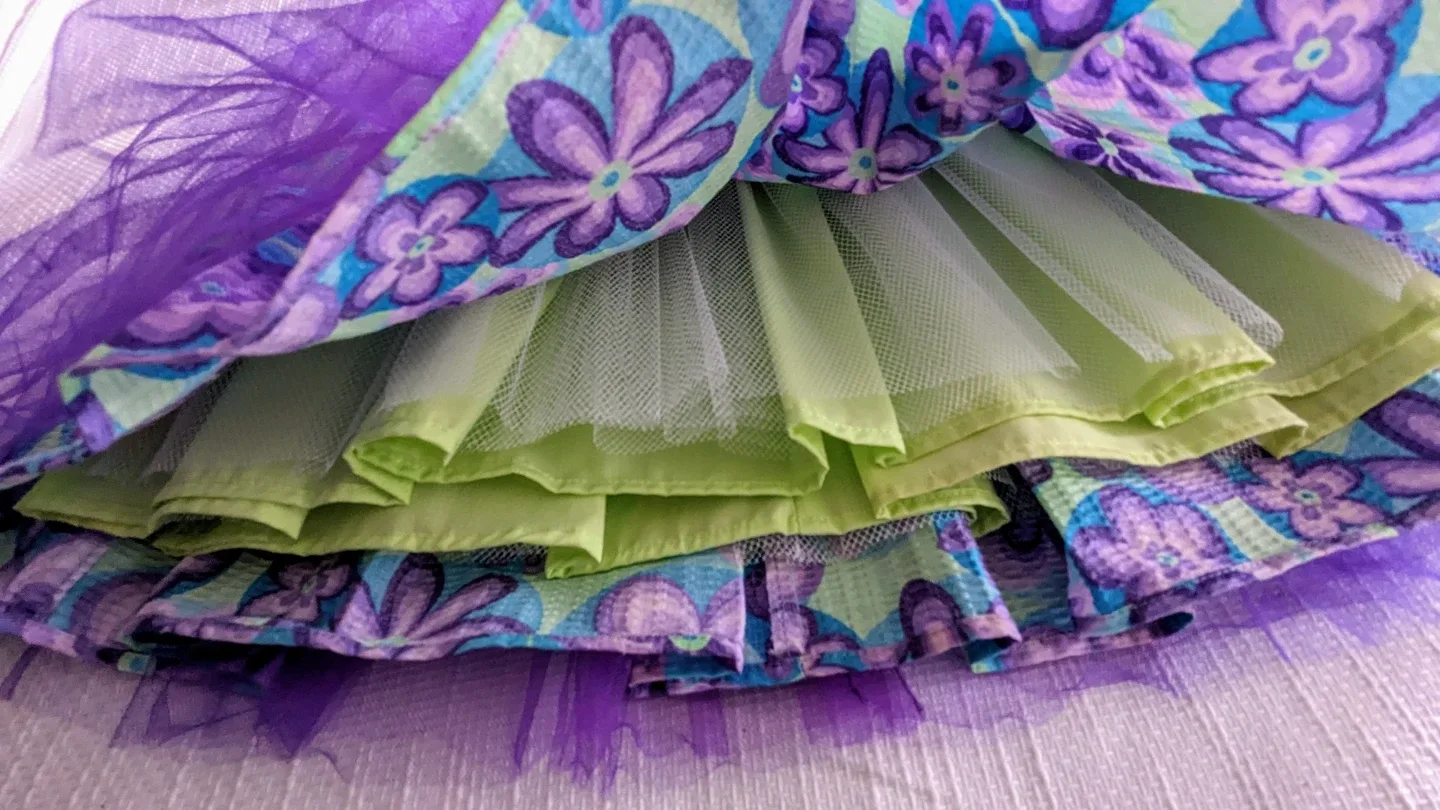 Girl's Flower Print Dress image indicator(6)