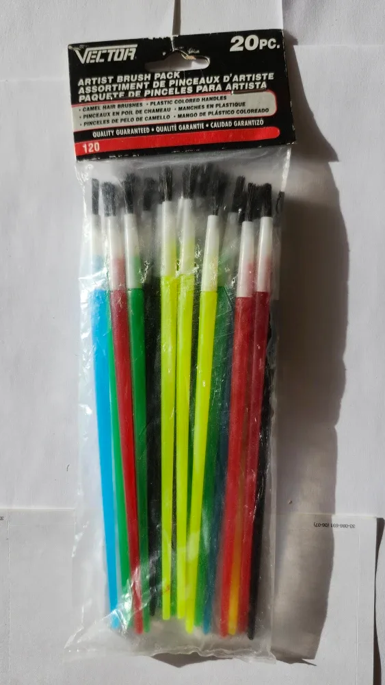 Vector Artist Brush Pack, 20pc, New