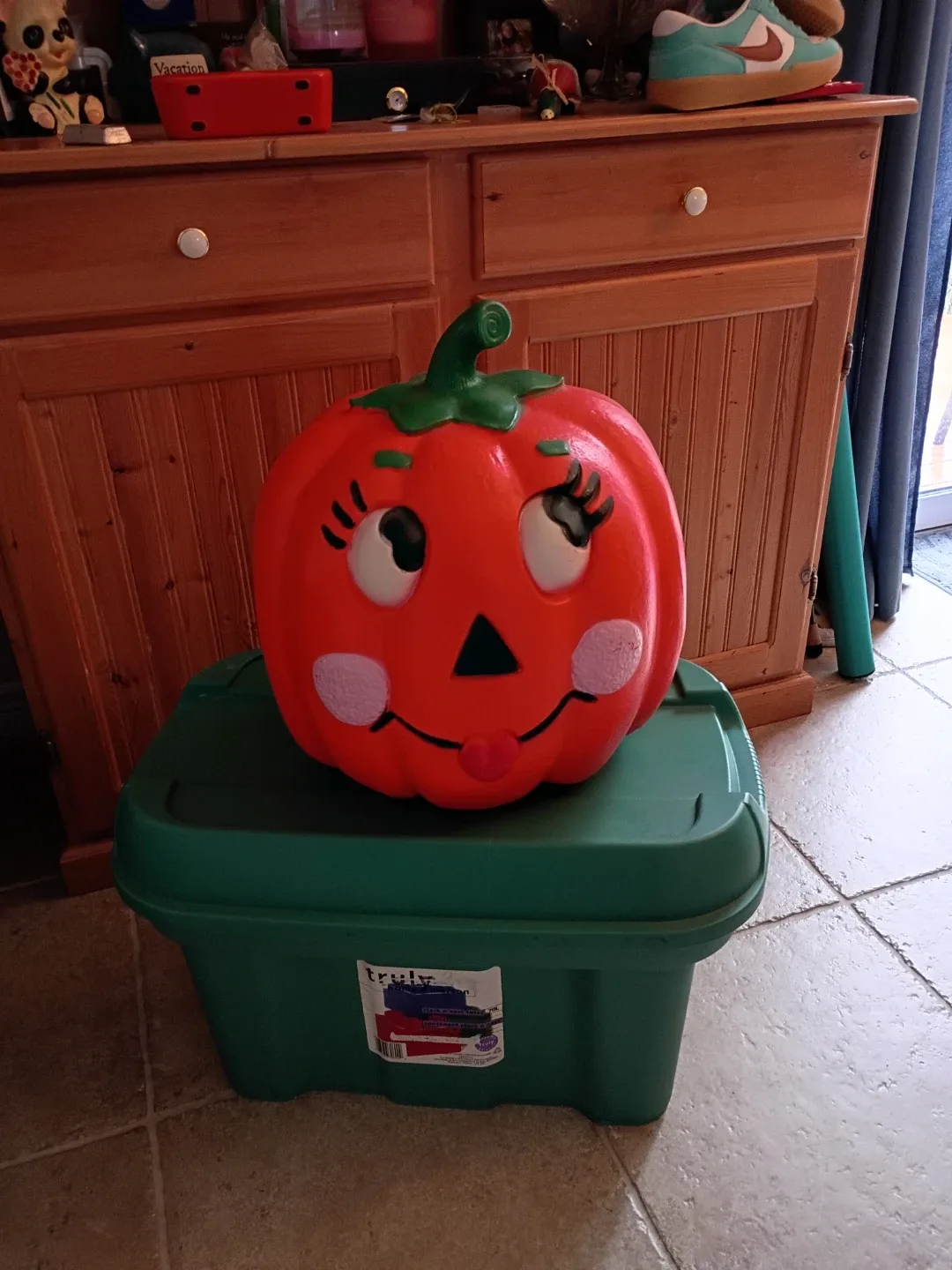 Cute Light Up Pumpkin Decoration