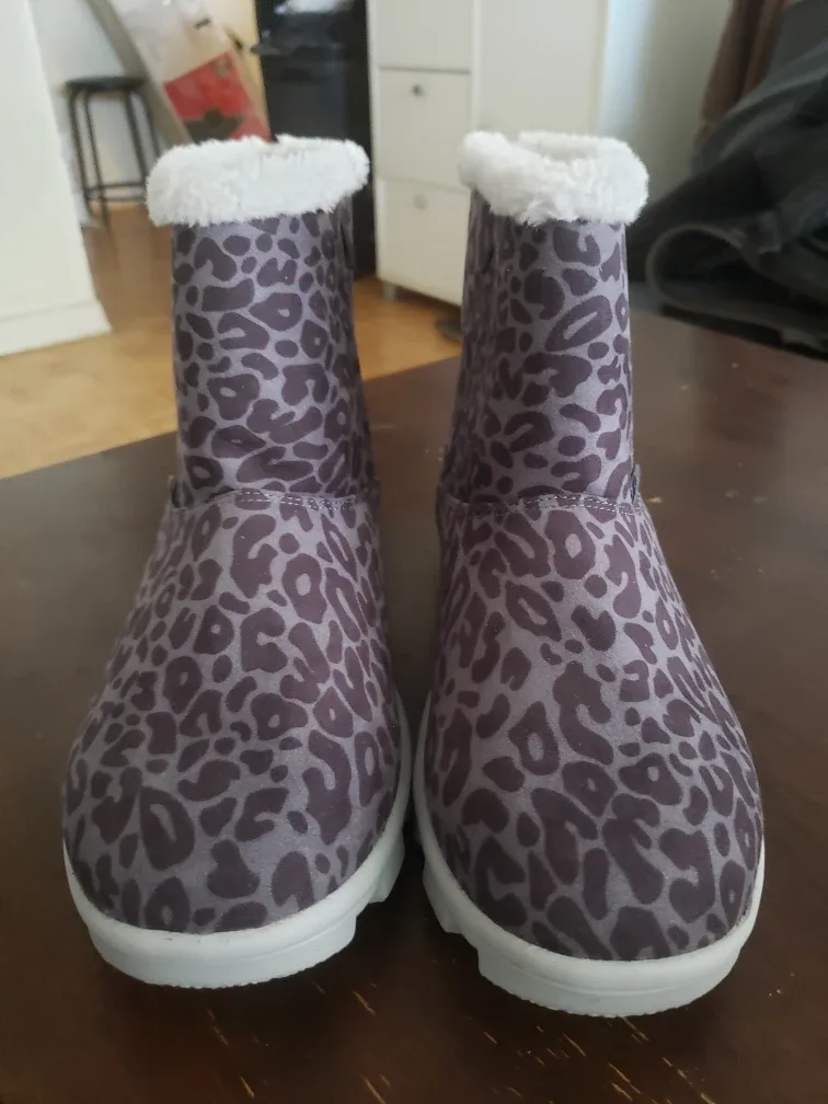 Cheeks US 8.5W Leopard Print Winter Boots