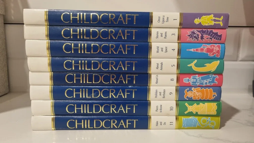 8 Childcraft Children's Story books, Book Set