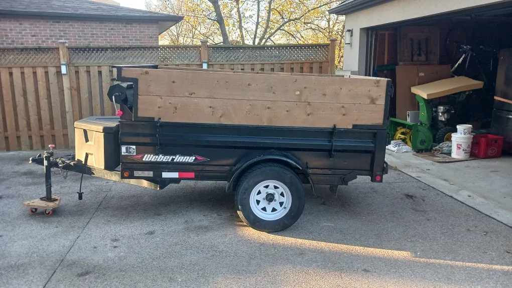 Weberlane Dump Trailer 5x8