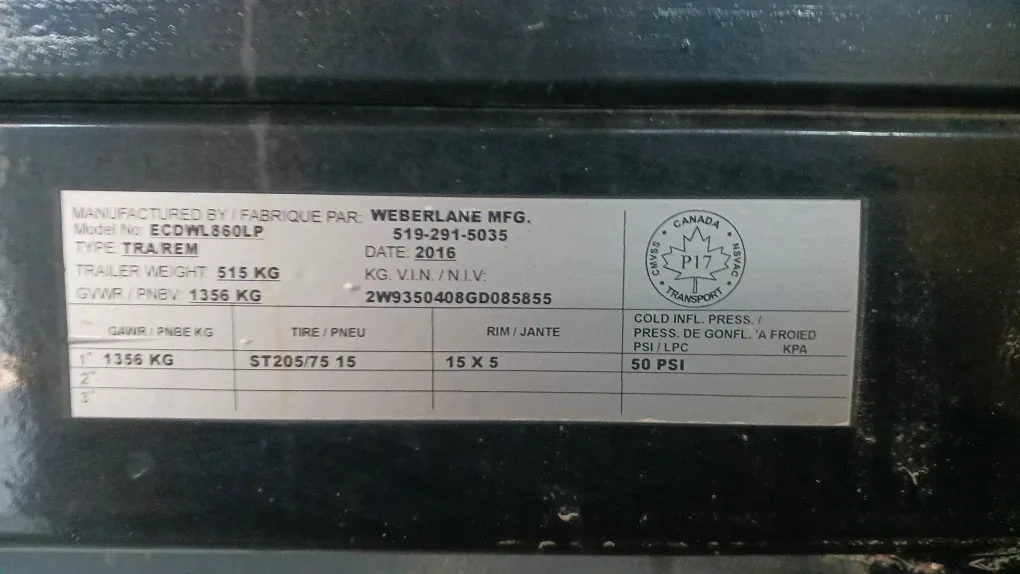 Weberlane Dump Trailer 5x8 image indicator(6)